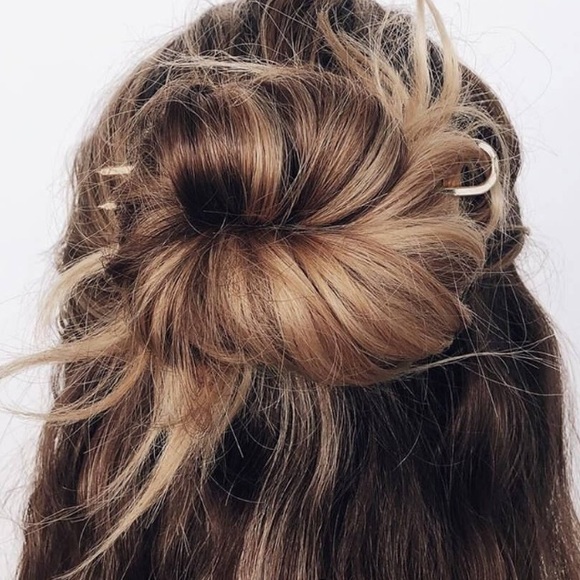 Scunci Brown and Tortoise French Hair Pins Set - Picture 6 of 7